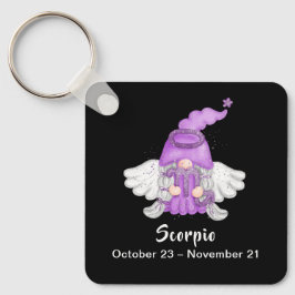 Gnome Scorpio Astrology Sign Angel Nyckelring