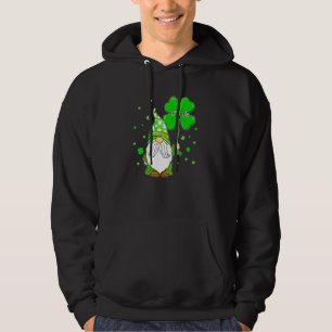 Gnome Shamrock Lpn Life Nurse St patricks day Iris Hoodie