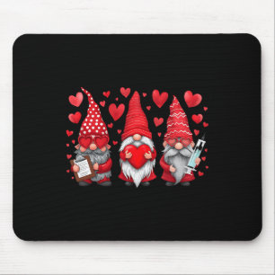Gnome Sjuksköterska Scrub Valentine Rn Icu Er Alla Musmatta