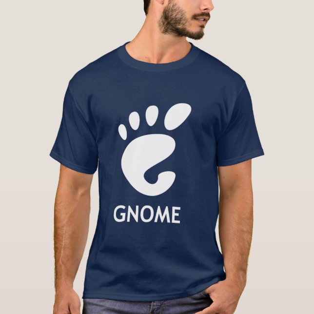 Gnome (skrivbords- miljö) tee shirt (Framsida)