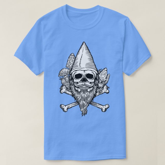 Gnome Skull T Shirt (Design framsida)