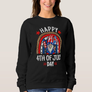 Gnome som firar självständighetsdagen i USA, dag L T Shirt