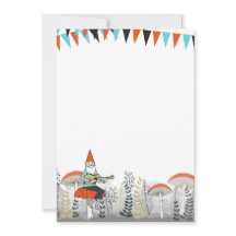 Gnome som leker gitarrinbjudan