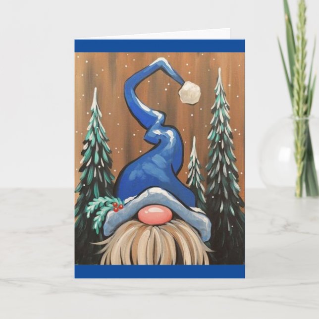 GNOME SPREDING "CHRISTMAS CHEER" HELGKORT (Framsida)