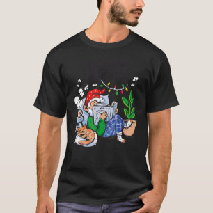 Gnome Ställe as Home Bok Reader Gnome No Ställe L T Shirt