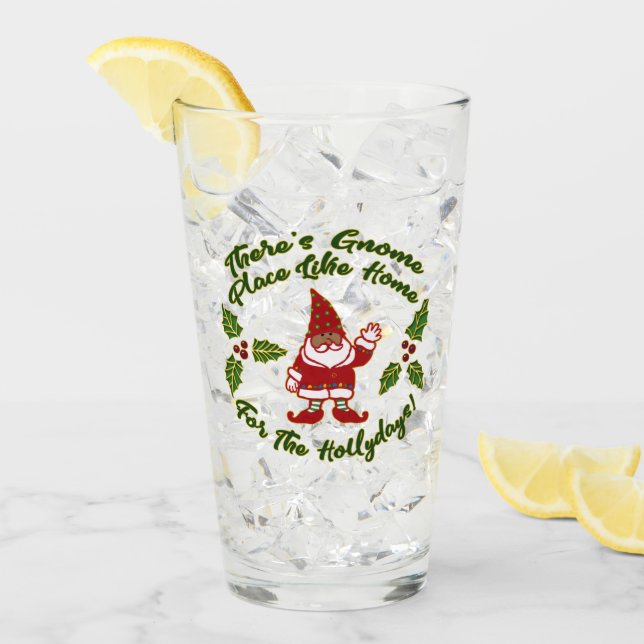 Gnome Ställe som hem för Helgdagar! GiProgramvara Glaskopp (Framsida Ice)