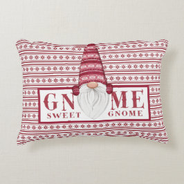 Gnome Sweet Gnome accent Pillow Prydnadskudde
