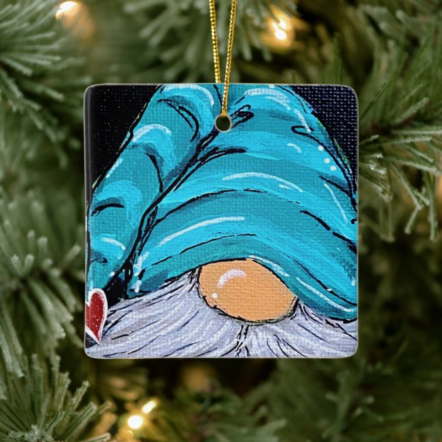 Gnome Sweet Gnome Julgransprydnad Keramik (Träd)