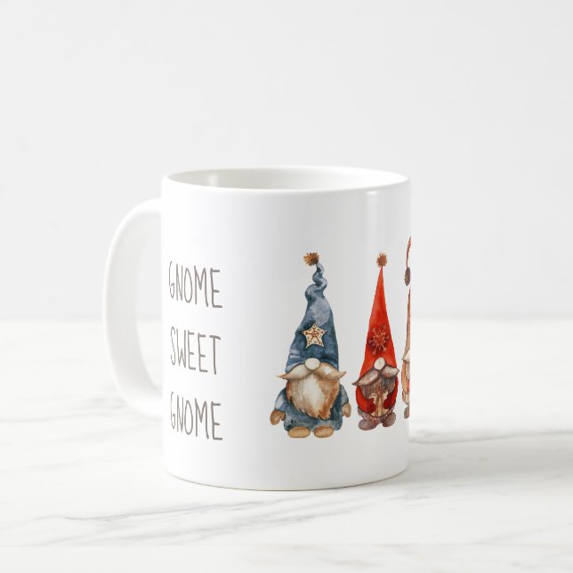 Gnome Sweet Gnome Kaffemugg (Framsida vänster)