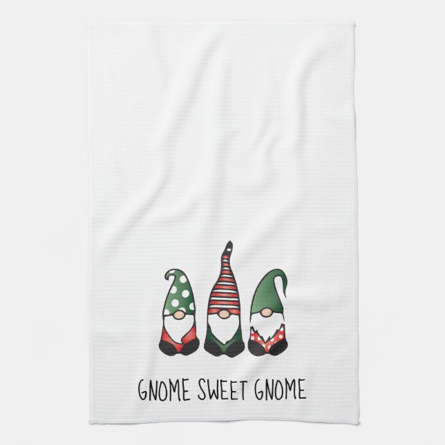 Gnome Sweet Gnome Kökshandduk (Vertikal)