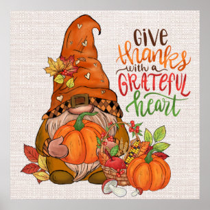 Gnome-Thanksgiving Poster