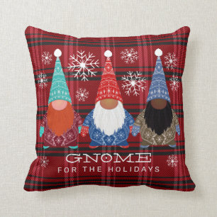 Gnome till Helgdagarna Snowflake Play-jul Kudde
