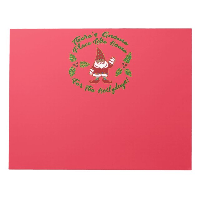 Gnome till Hollydays jul Anteckningsblock (Framsida)