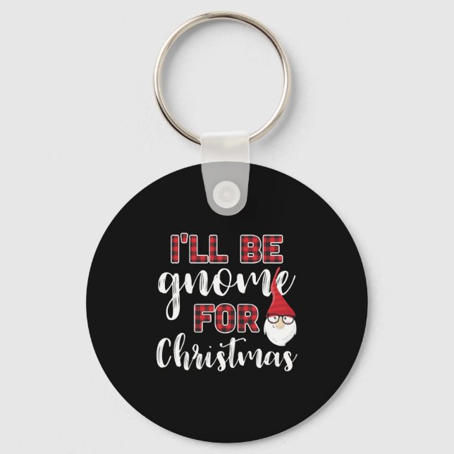 Gnome till jul nyckelring (Framsida)