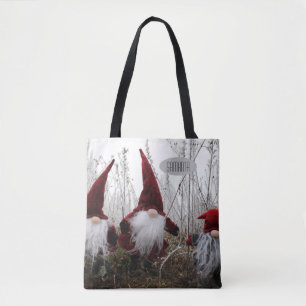 Gnome Tote Bag Tygkasse