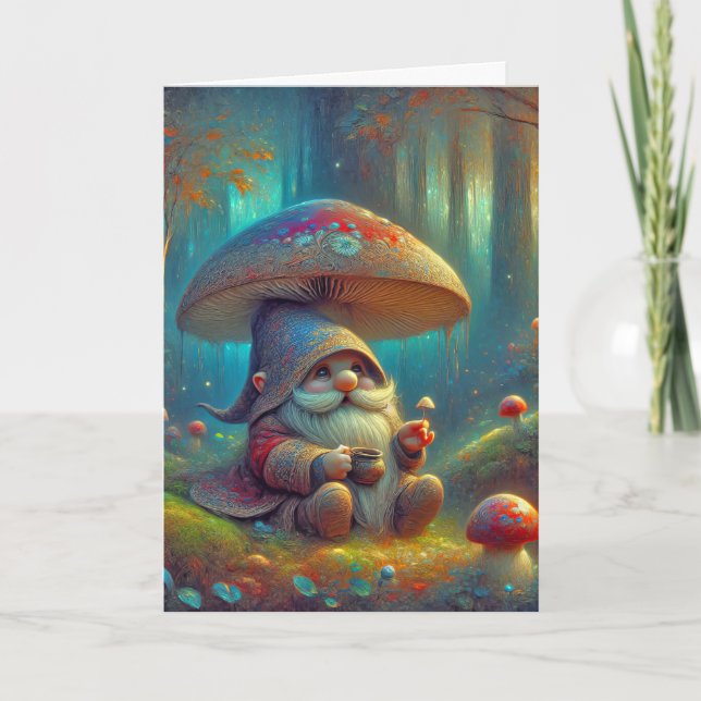 Gnome under en svordomsdag kort (Framsida)