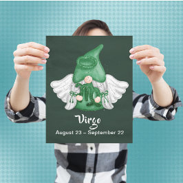 Gnome Våg Astrology Sign Angel 8 x 10 tum Poster
