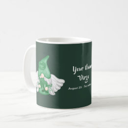 Gnome Våg Astrology signera ditt namn Kaffemugg