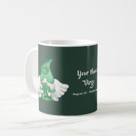 Gnome Våg Astrology signera ditt namn Kaffemugg