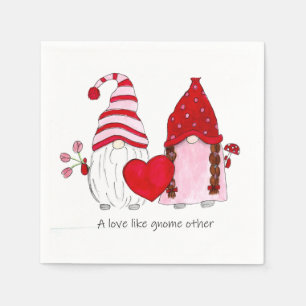 Gnome Valentine A kärlek som gnom annan Pappersservett