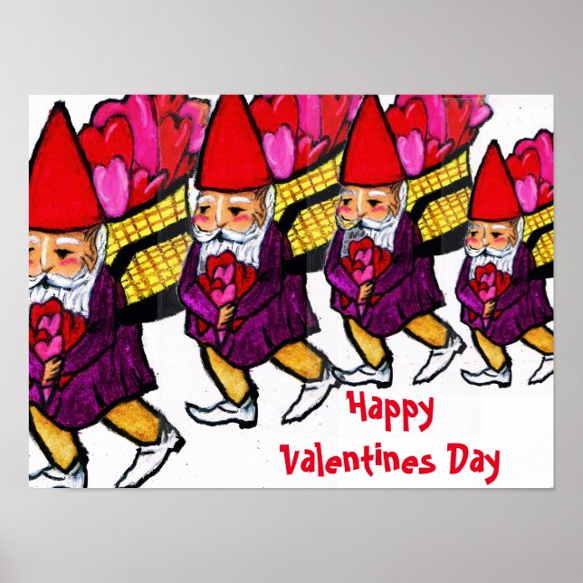 GNOME VALENTINE MARCH poster (Framsidan)