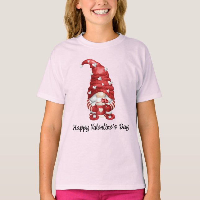 Gnome Valentine T Shirt (Framsida)