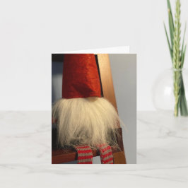 Gnome Winter Solstice Greeting Card Kort
