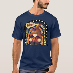 Gnome Witch Halloween Costume Pumpkin Autumn Fall T Shirt