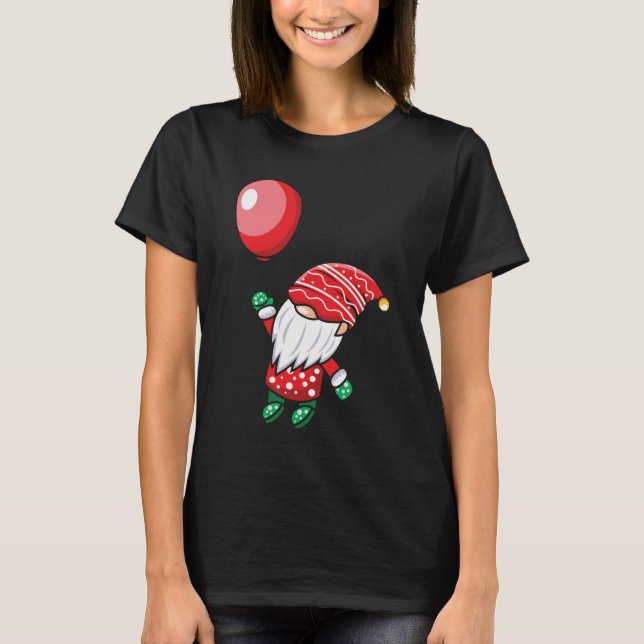 gnome with red balloon t shirt (Framsida)