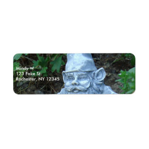 Gnomeadressetiketter Returadress Etikett