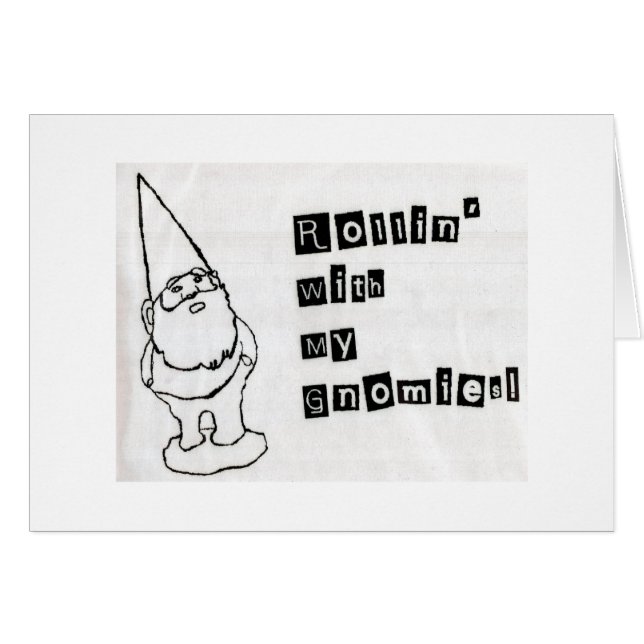 gnomecard hälsningskort (Framsidan Horizontal)