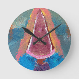 Gnomeification clock rund klocka
