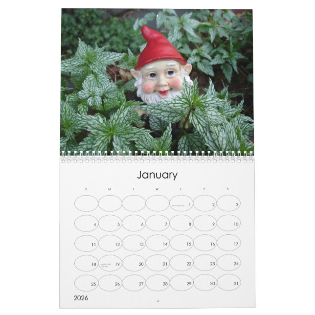 Gnomekalender Kalender (Jan 2026)