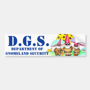 GNOMELAND-SÄKERHET BILDEKAL