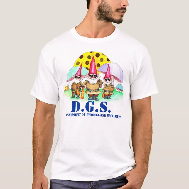 Gnomeland säkerhet t-shirt (Framsida)