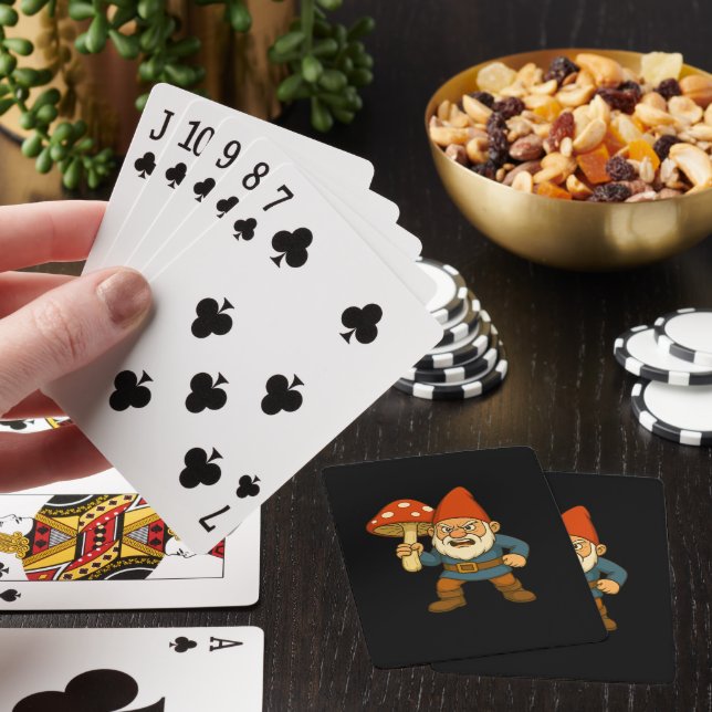 Gnomeman Svamp Krigare Spelkort (På plats)