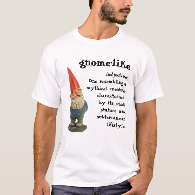 GnomeNightshirt T Shirt (Framsida)