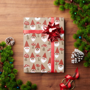 Gnomer och svampar, omslag av gift presentpapper