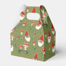 Gnomer och svampar på Grönt Woodland Helgdag