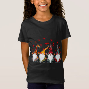 Gnomes Alla hjärtans dag Hat Plade Friends Matchin T Shirt