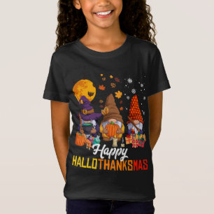 Gnomes Älskare Halloween God jul Lycklig Hallo T Shirt