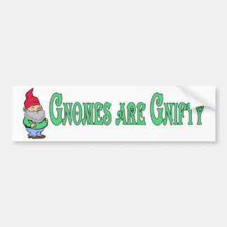 Gnomes är Gnifty! Bildekal