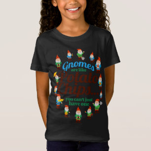 Gnomes är som Potato Chip Garden Gnome Gardener T Shirt