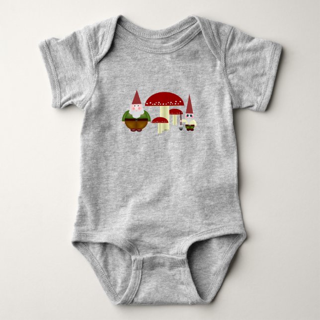 Gnomes Baby Bodykostym T Shirt (Framsida)
