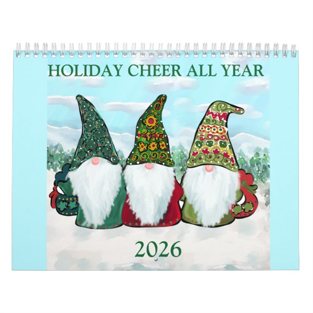 GNOMES CALENDAR 2026 KALENDER (Omslag)