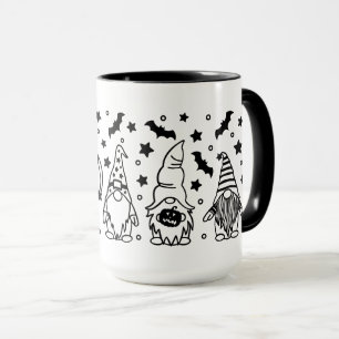 Gnomes Fladdermus Bumkins Halloween Illustration Mugg