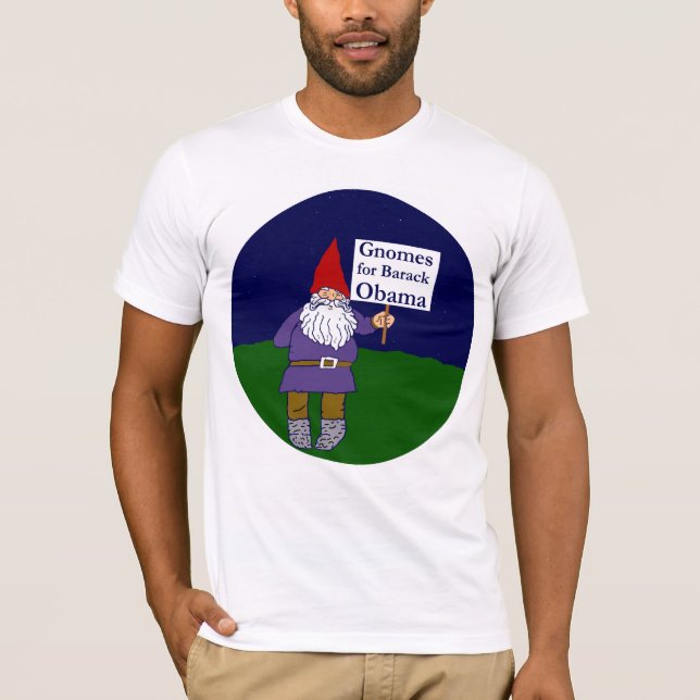 Gnomes för den Barack Obama T-tröja Tee Shirt (Framsida)
