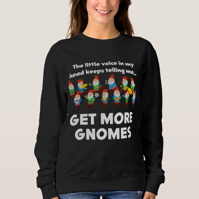  Gnomes Funny Garden Gnome för Gardener T Shirt (Framsida)