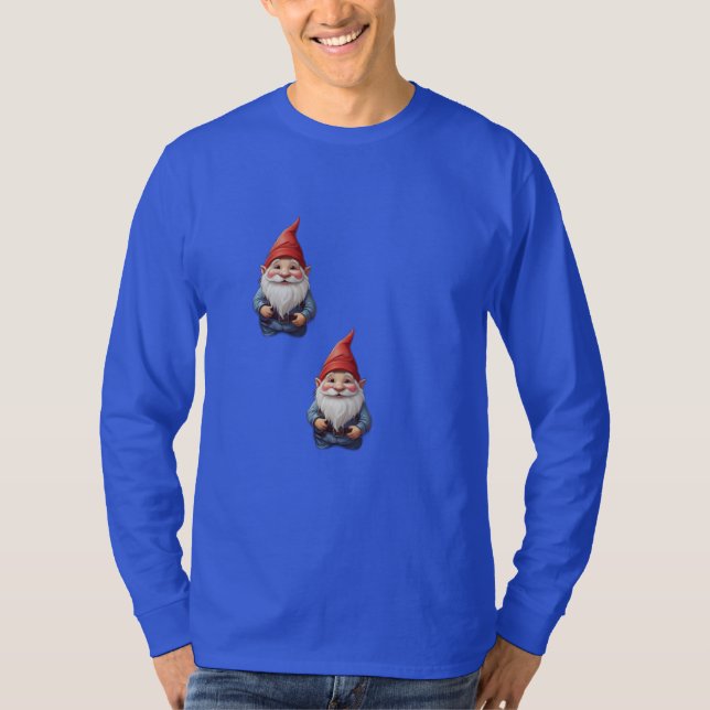 Gnome's Garden: Wearable Stollig for Nature Älskar T Shirt (Framsida)