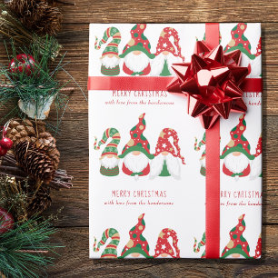 Gnomes God jul Personlig Presentpapper